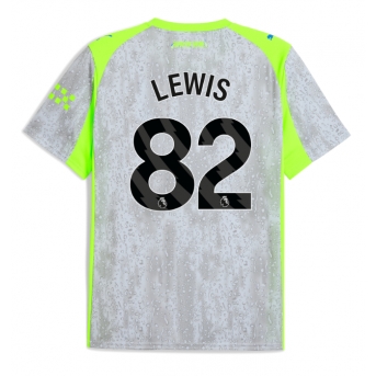Billige Fotballdrakt Manchester City Rico Lewis #82 Replika Tredjedrakt 2025-26 Kortermet